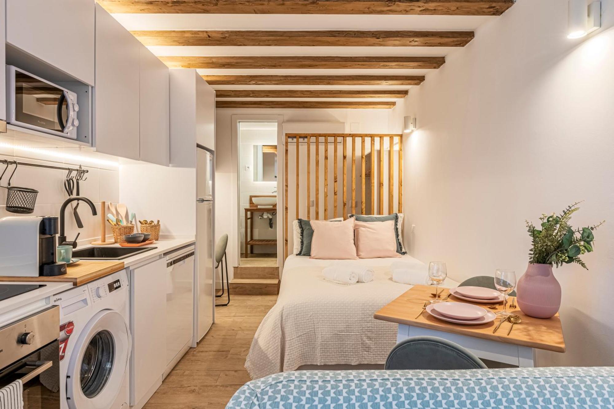 Chalet Marias - Parede Beach Apartments المظهر الخارجي الصورة